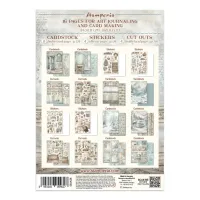 Stamperia White Christmas Junk Journal Stickers, Backgrounds, Cut-Outs by Cristina Radovan (SBJK28)